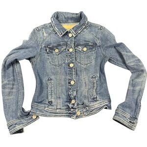 Pilcro and the Letterpress XS Denim Jean Trucker Jacket